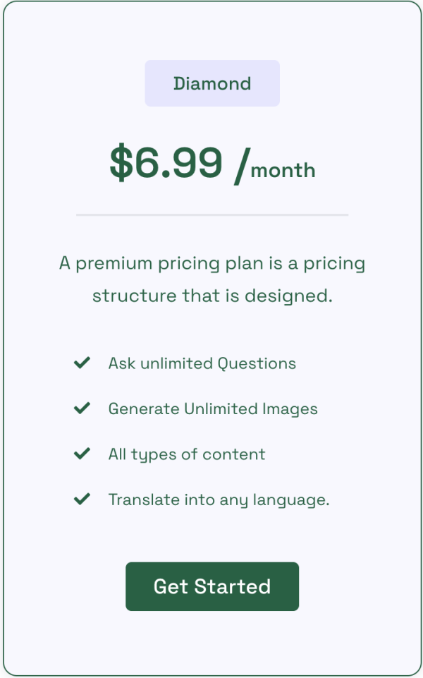 Diamond Plan